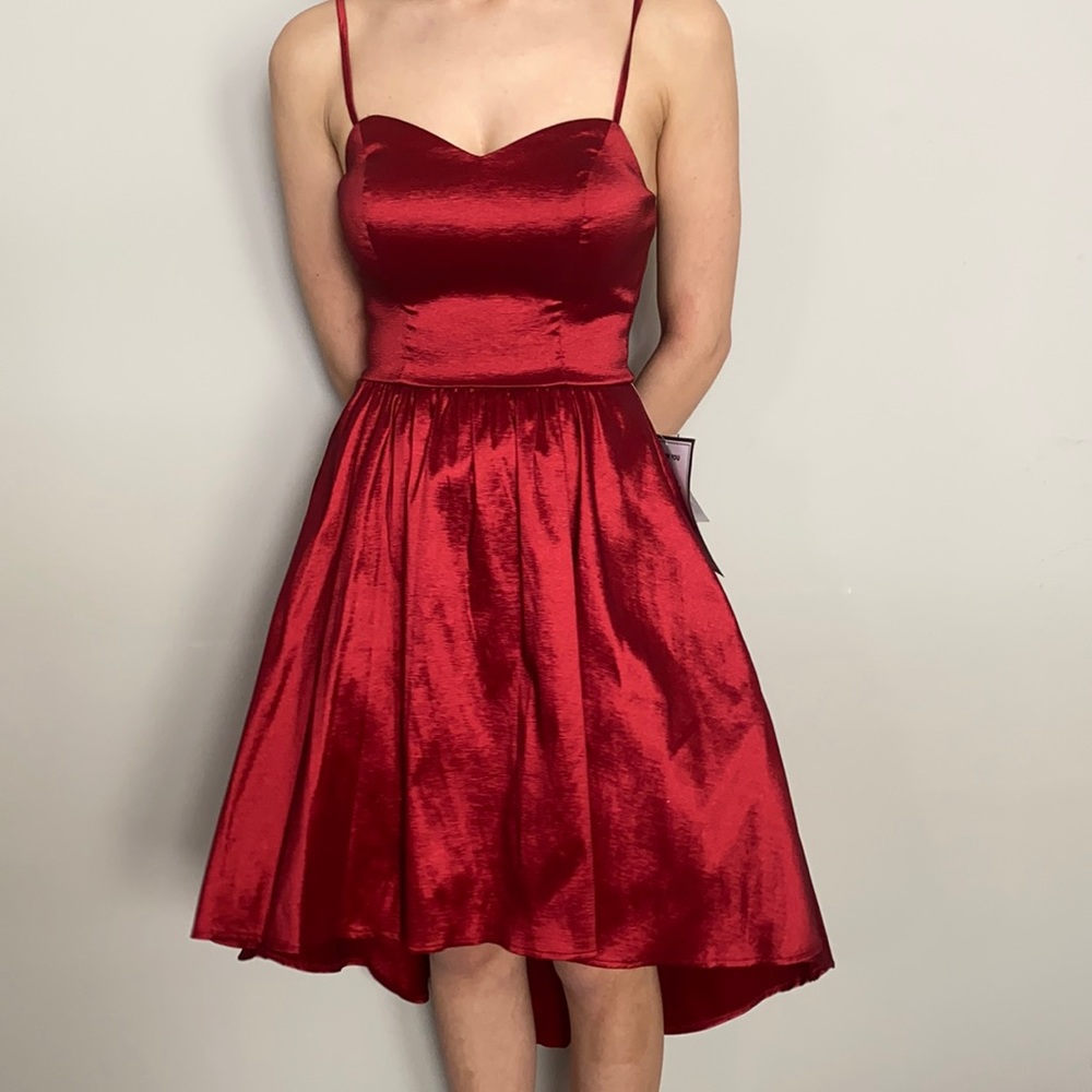 BRAND NEW WITH TAGS DEEP RED DRESS
